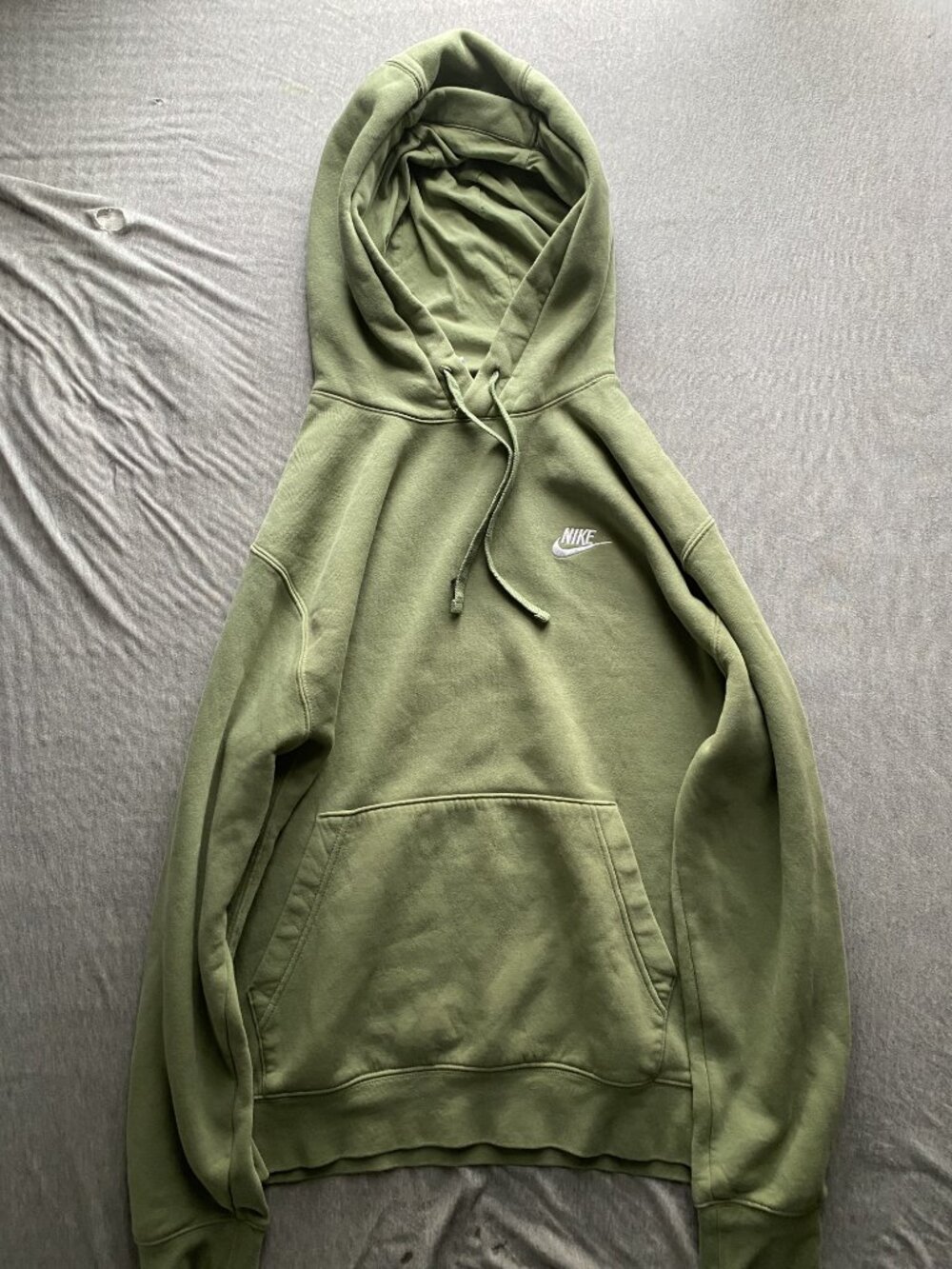 Nike Olive Green Fleece Pullover Hoodie π’ - Picture 3 of 3
